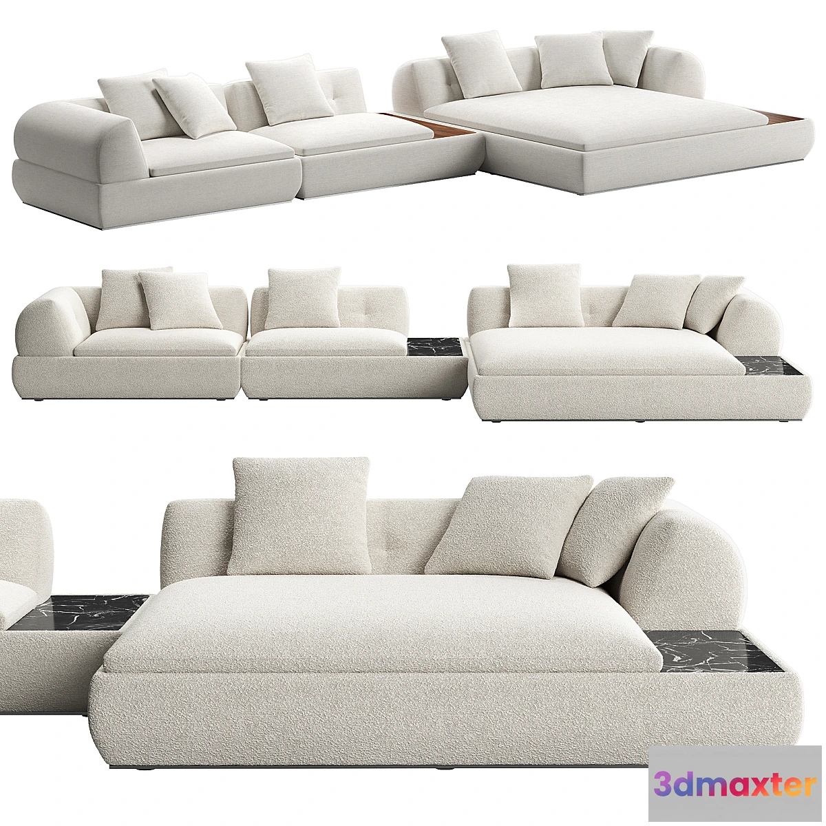 1444998 - Supermoon Sofa 02 by Minotti 3D Max