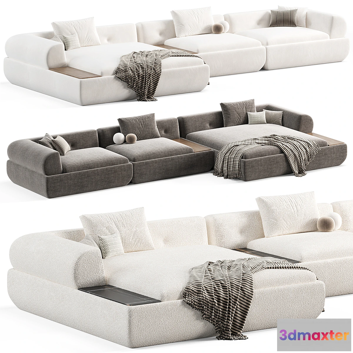 1445094 - Minotti Supermoon Sofa 3D Max