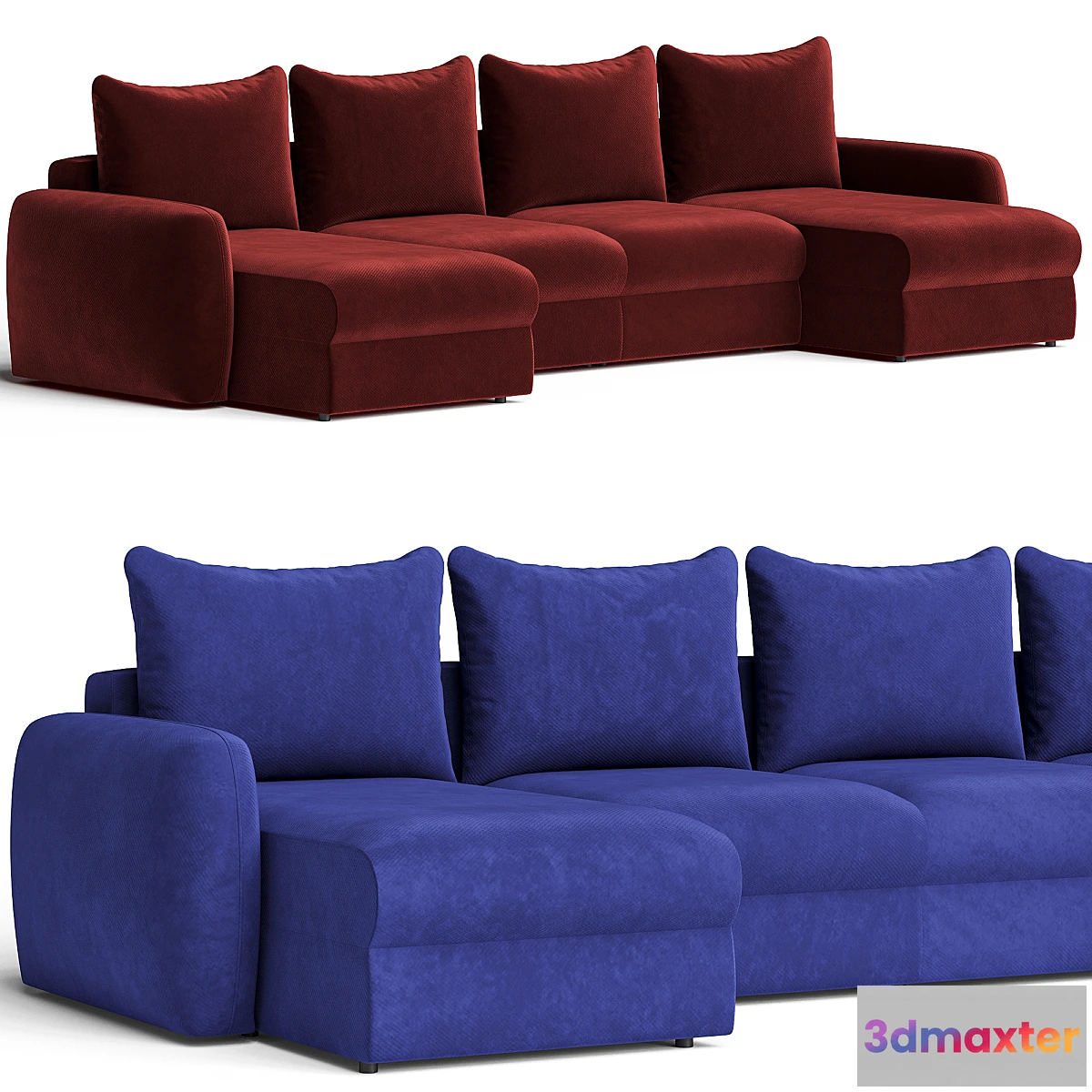 1445426 - Polan sofa set 5 3D Max