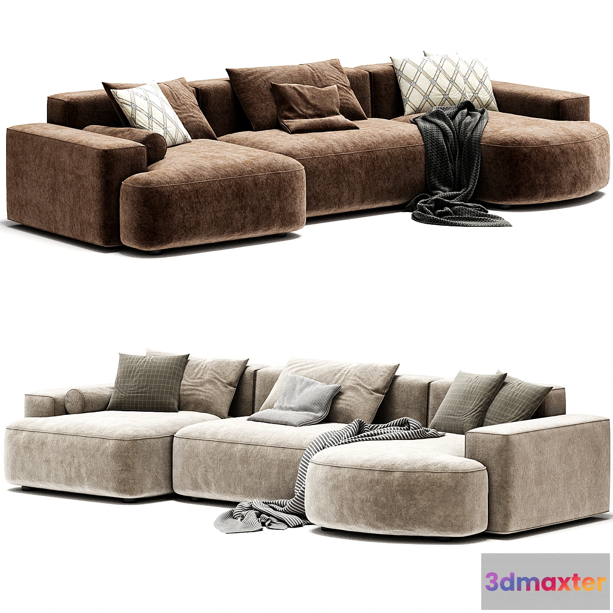 1445948 - JEFF Sofa By Pedrali 3D Max