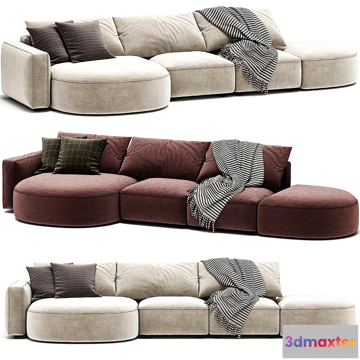 1446368 - Belt Modular Sofa 3D Max