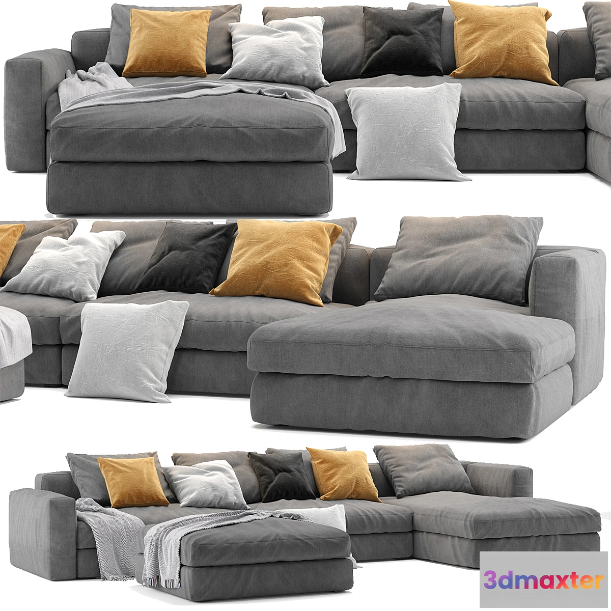 1446578 - Poliform Dune Sofa 3D Max