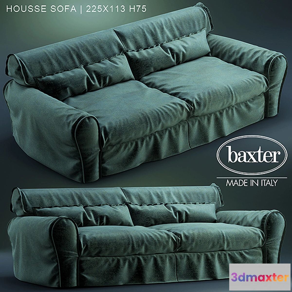 1446964 - Sofa baxter HOUSSE SOFA 3D Max