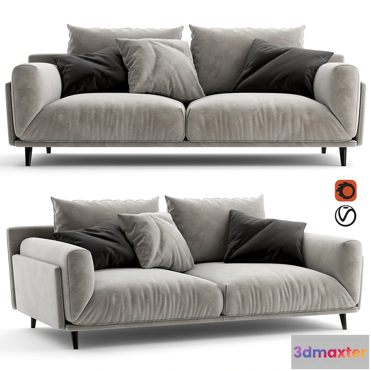 1447218 - Arflex Faubourg 3D Max