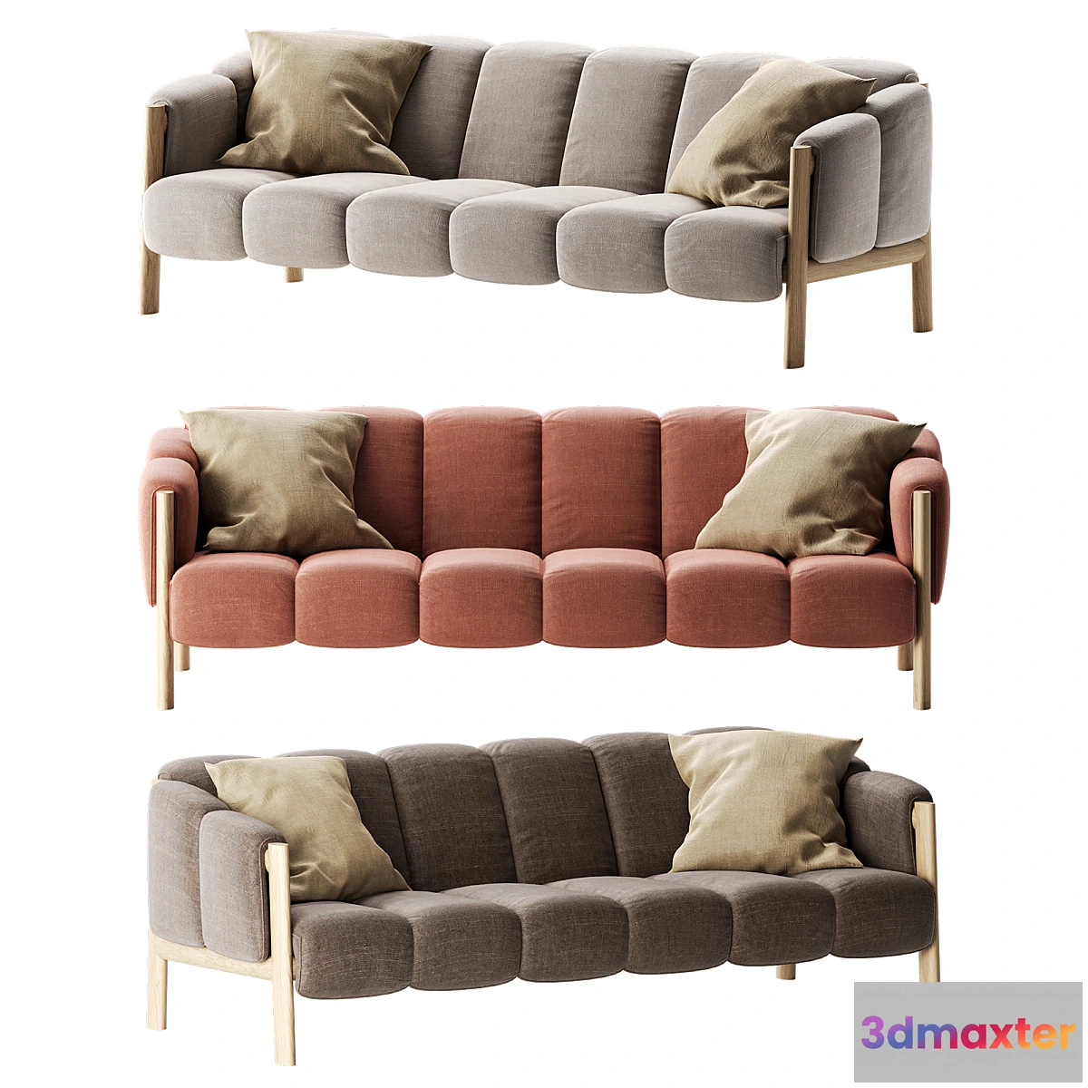 1447428 - Garden sofa PLUMON by Kettal 3D Max