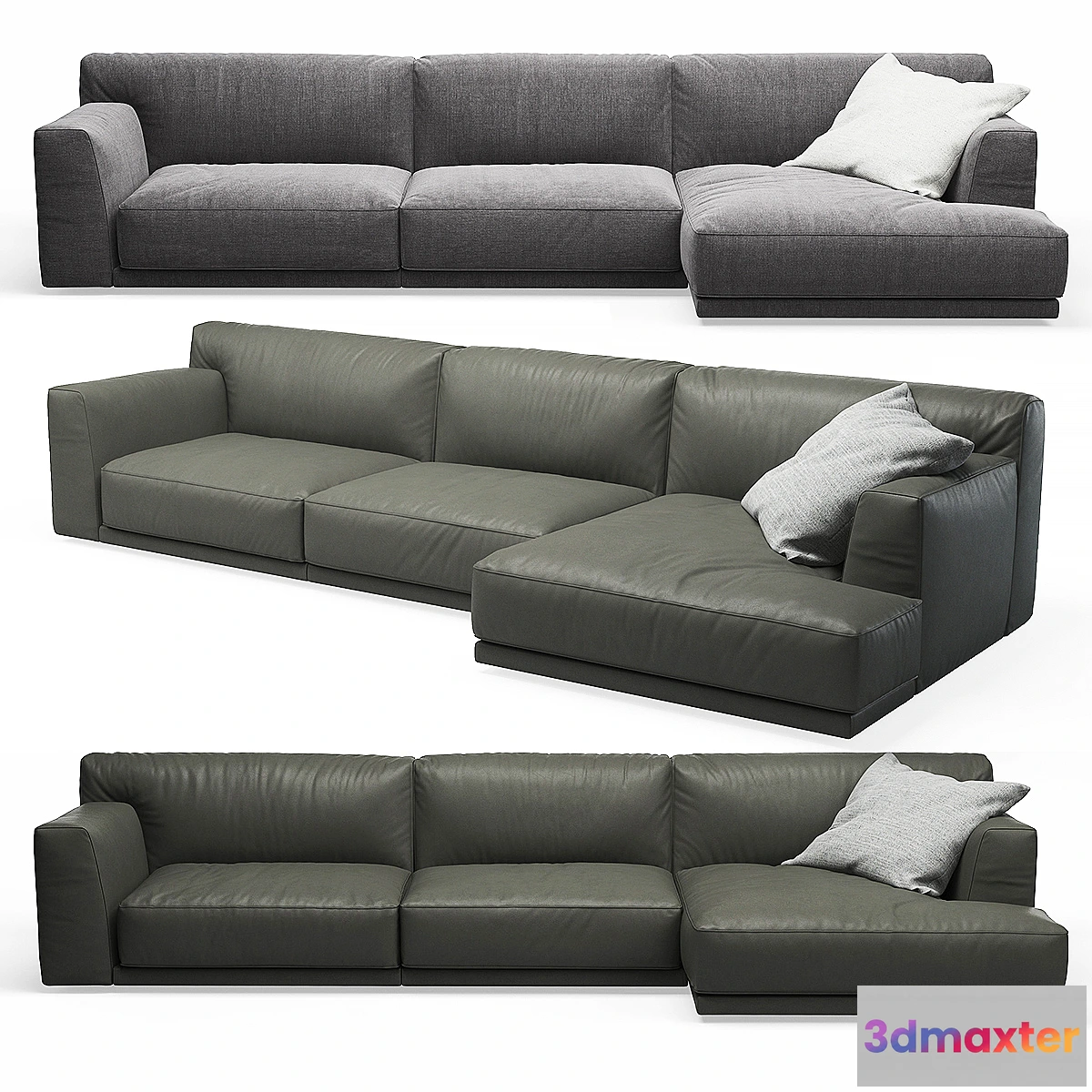 1447700 - Seoul Poliform Corner Sofa 3D Max