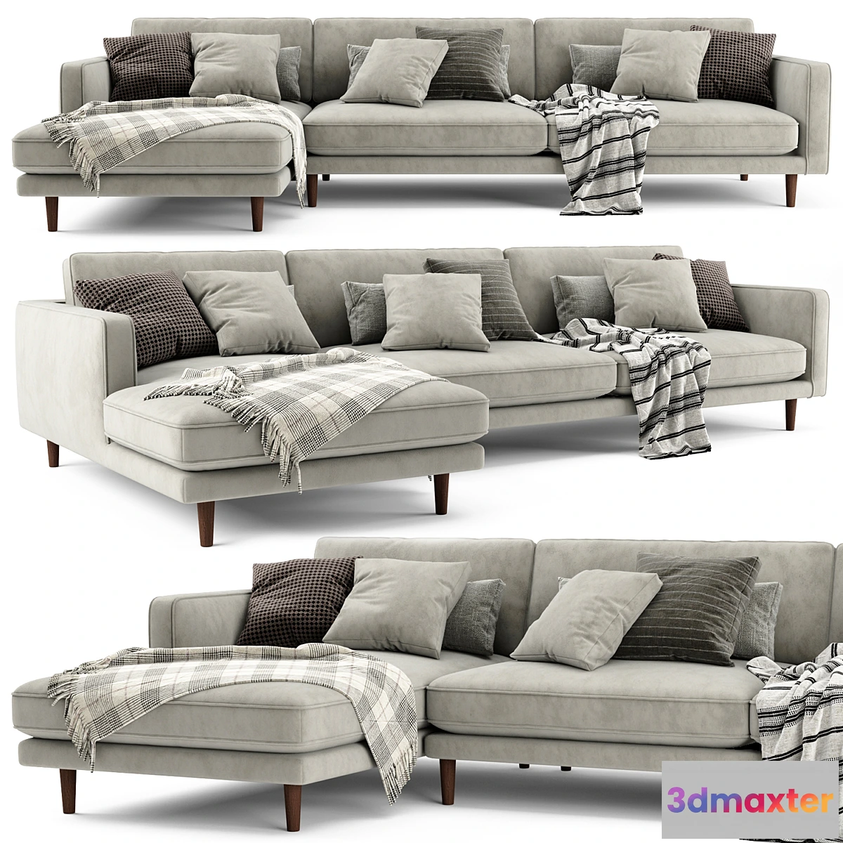 1447790 - Linteloo Pleasure Chaise Longue Sofa 3D Max