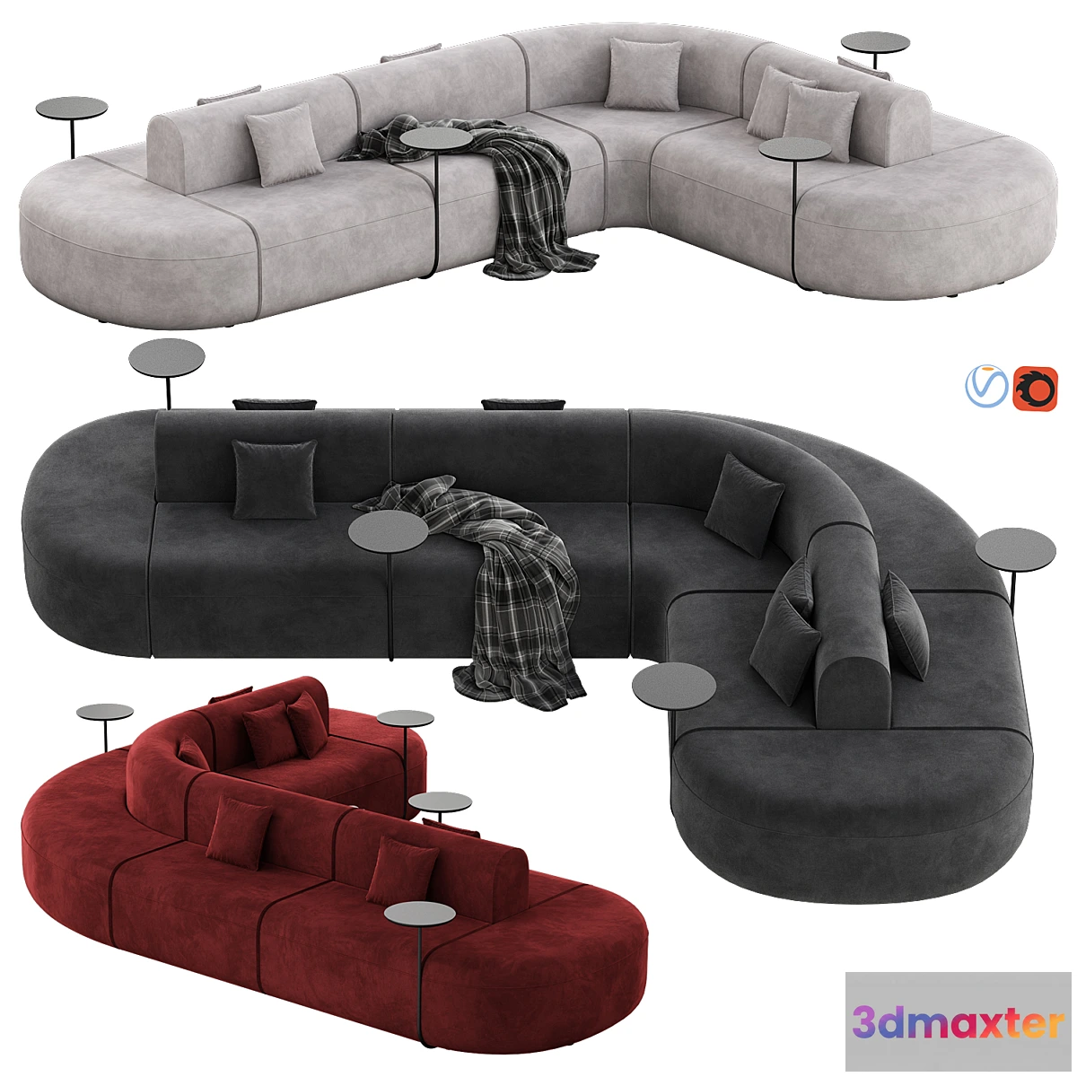 1447954 - ARTIKO Sofa by MDD 3D Max
