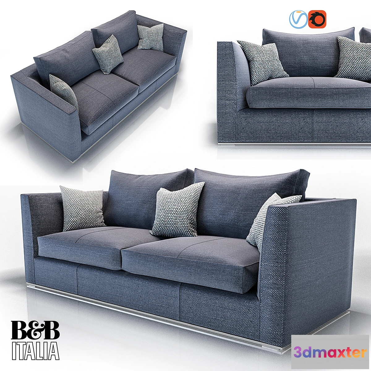 1448392 - Sofa Richard 3D Max
