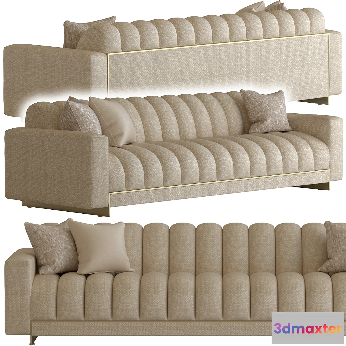 1448574 - Caracole - The Well - Balanced Sofa 3D Max