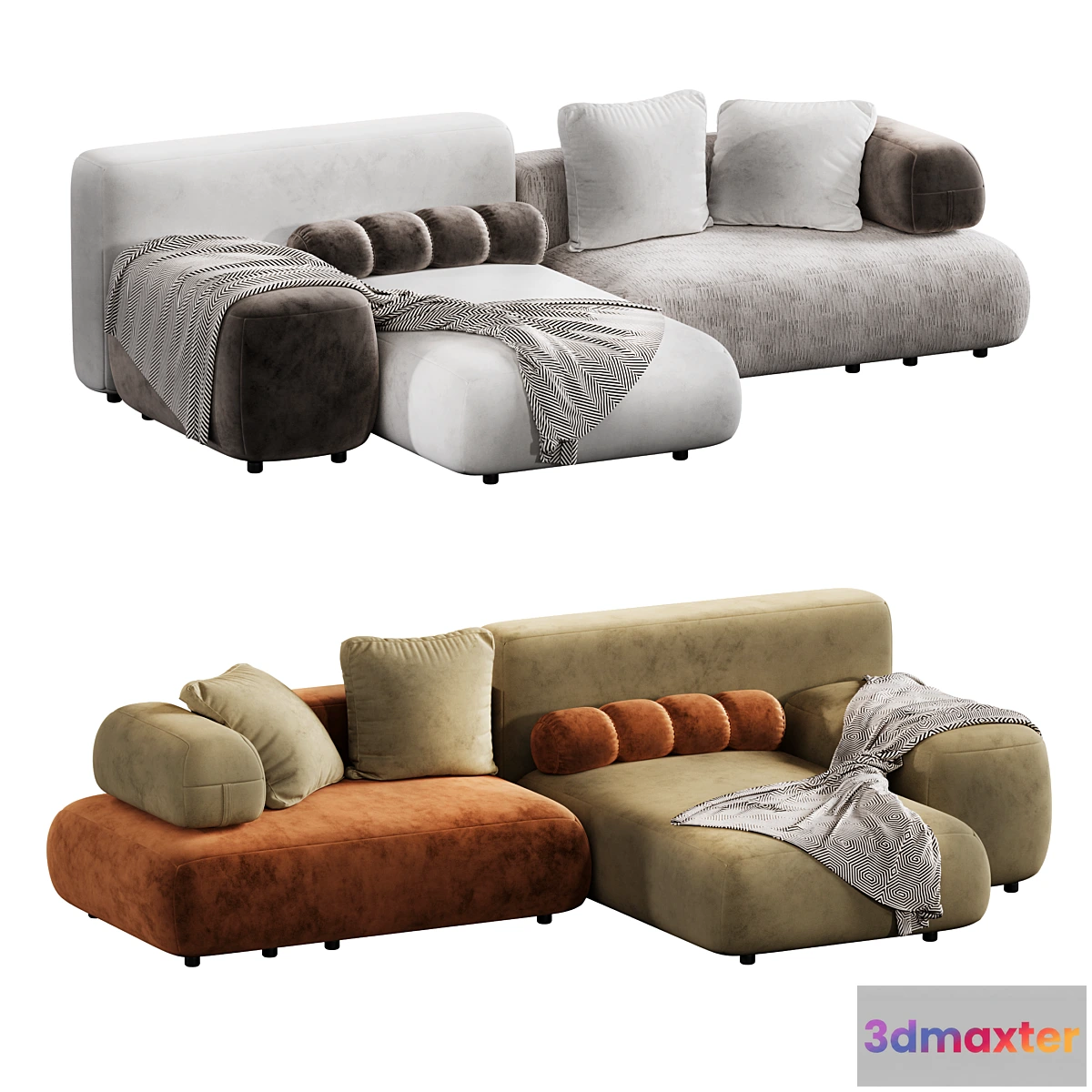 1448724 - Sofa Puzzle 3D Max