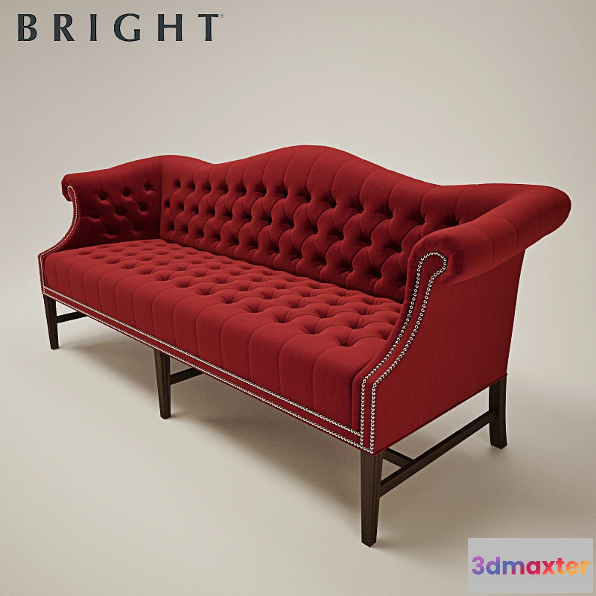 1449130 - Bright Chair Camelback Sofa 3D Max