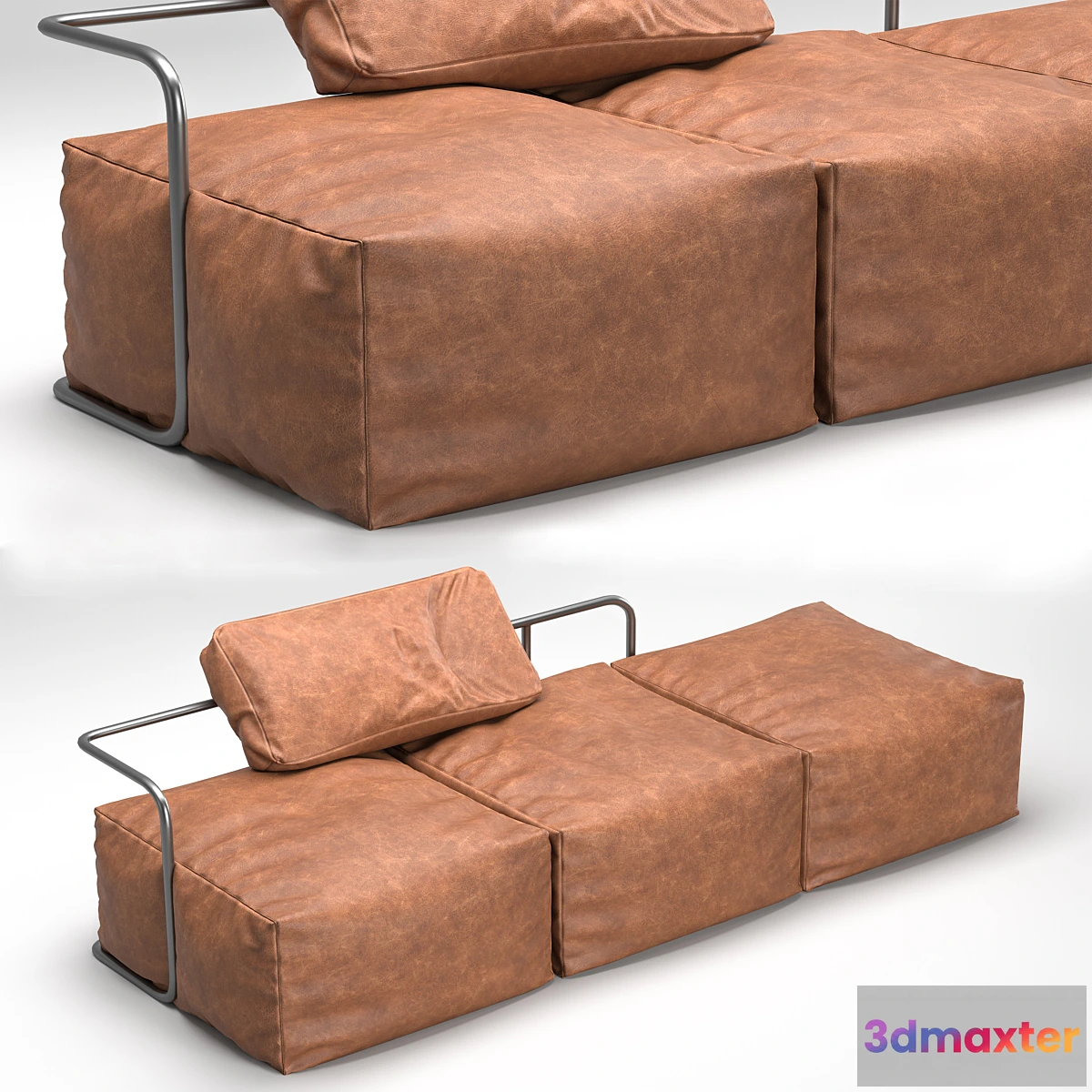 1449162 - Daybed leather sofa 3D Max