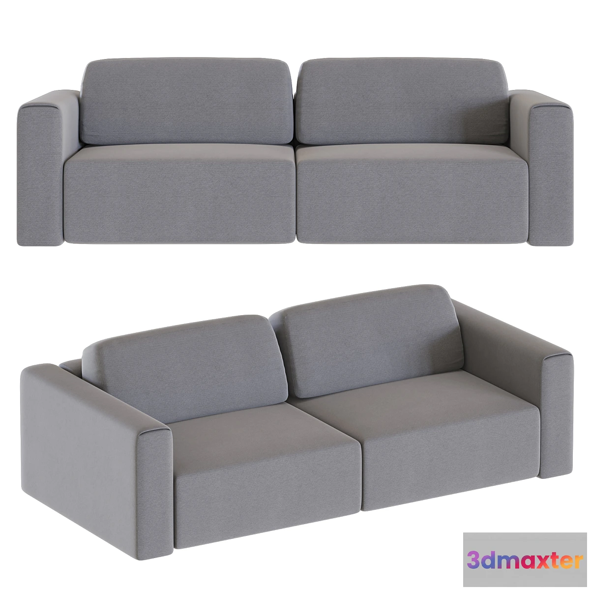 1449168 - Sofa Santo Textile Gray 3D Max