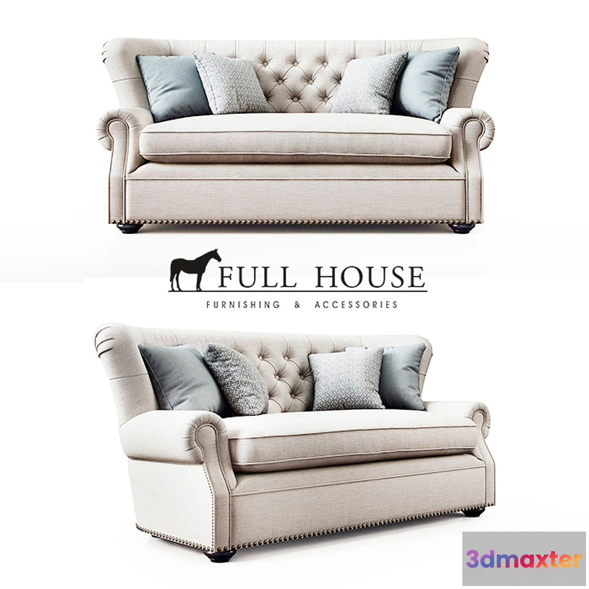 1449408 - Churchill Sofa Om 3D Max