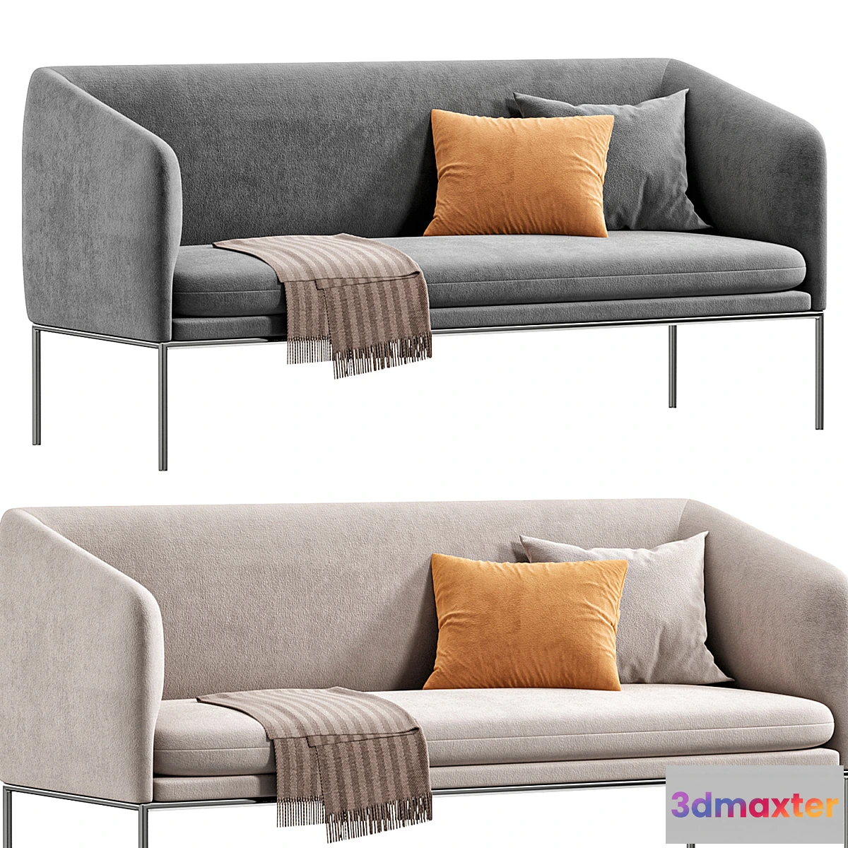 1449476 - Turn 2 Seat Sofa By Rousehome 3D Max