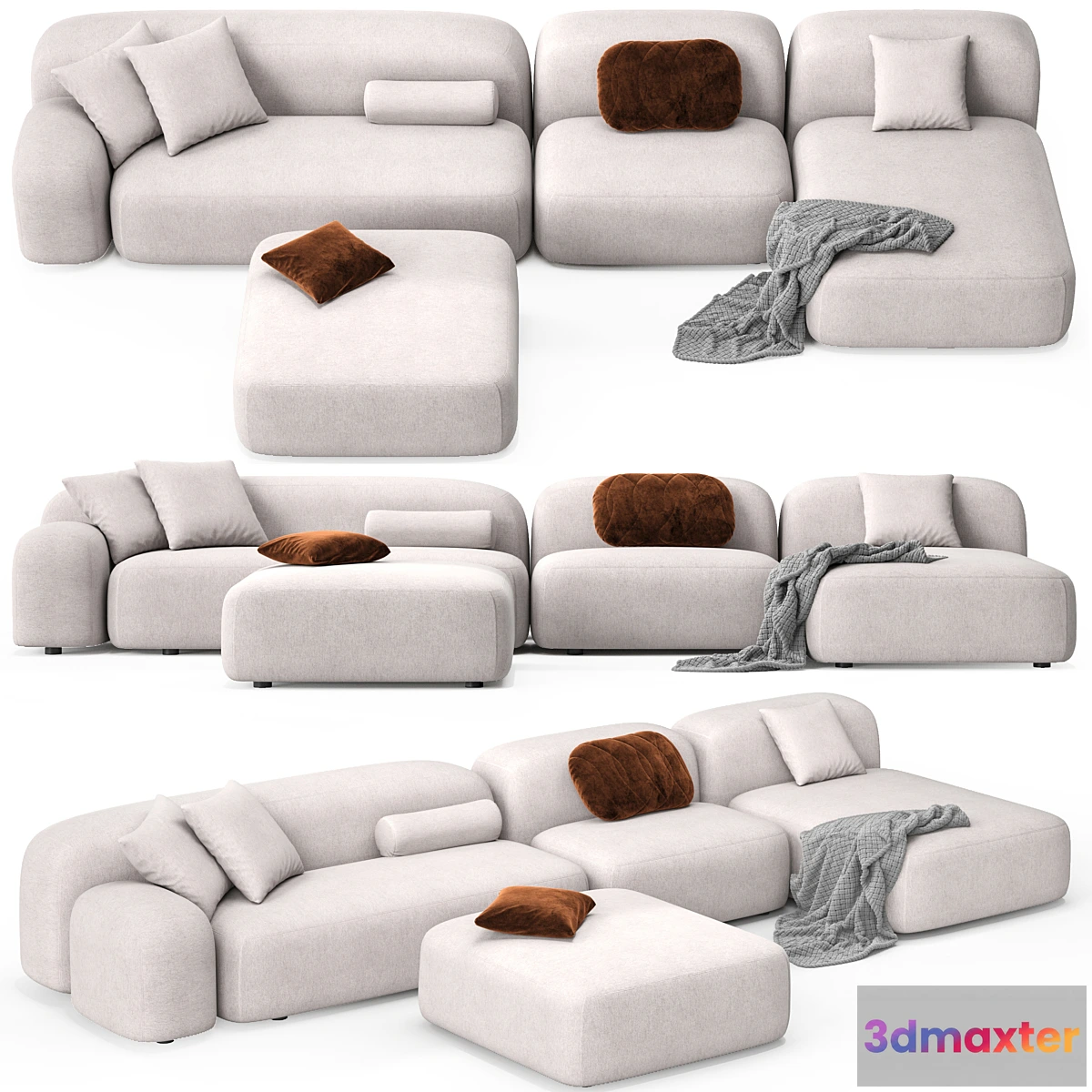 1449912 - Modular Sofa Ribble 3D Max