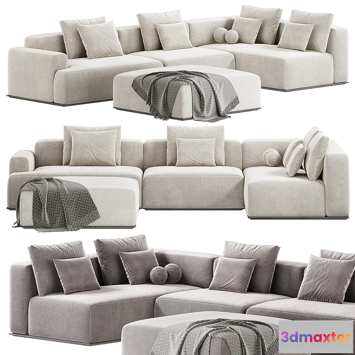 1450056 - Zeppelin Okha Sofa By Kookudesign 3D Max
