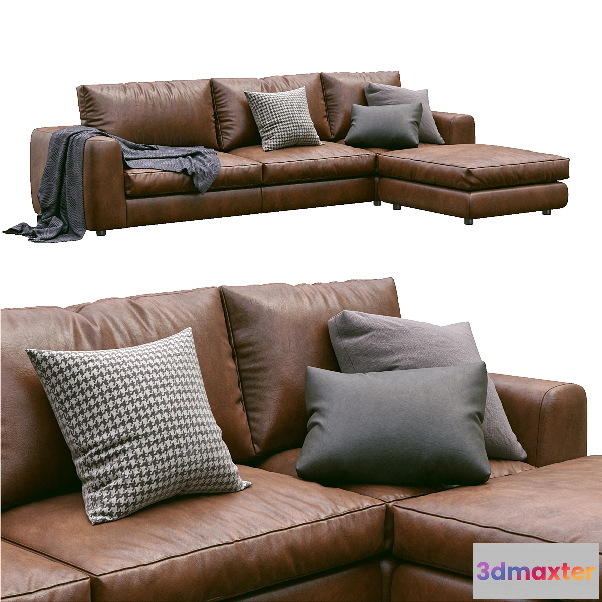 1450180 - Leather sofa Alameda9 6 3D Max