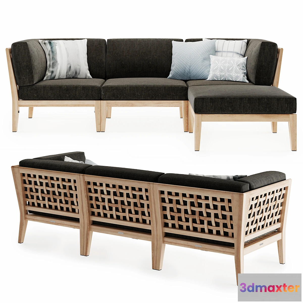 1450692 - Milton Outdoor Modular Sofa 3D Max