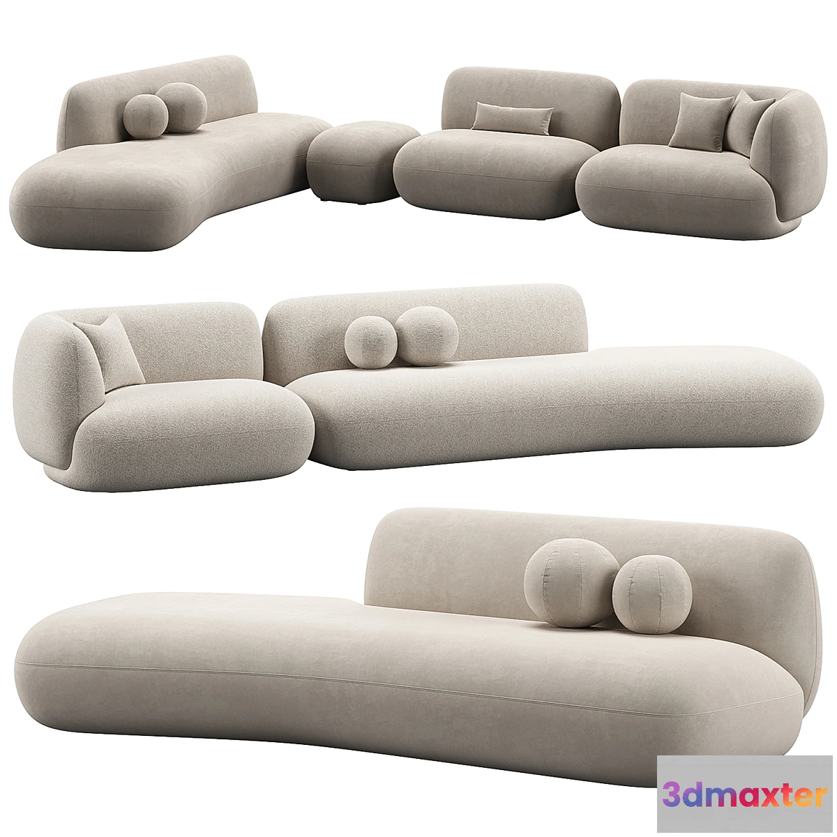 1450742 - Jade Sofa 2 by Potocco 3D Max