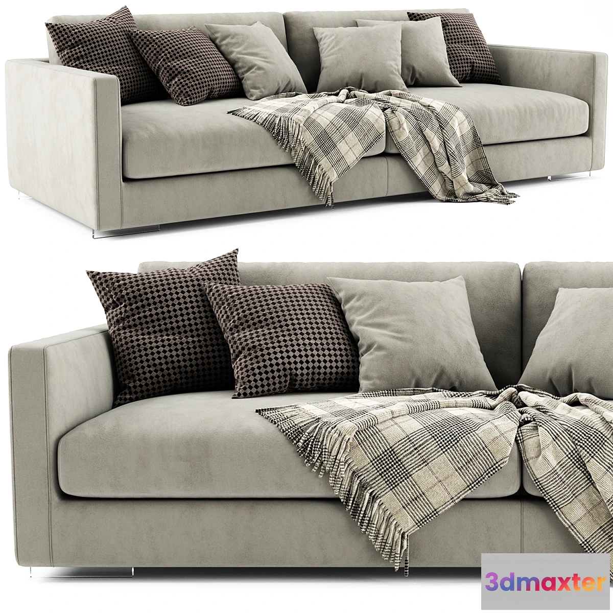 1451166 - Flexform Magnum 2 Seats Sofa 3D Max