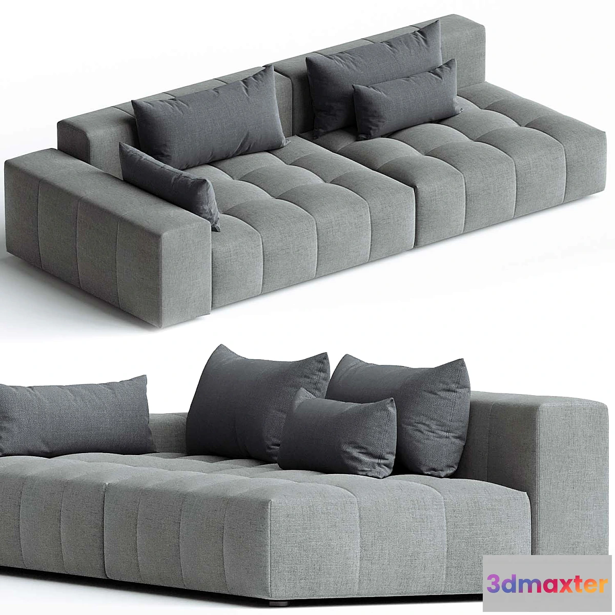 1451562 - Bubble Soft 270x120cm modular sofa 3D Max