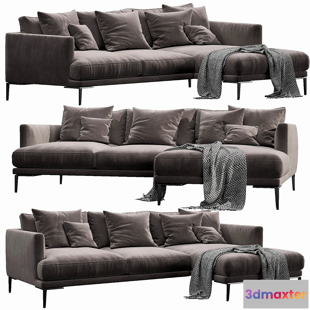 1451582 - Bonaldo paraiso chaise lounge 3D Max