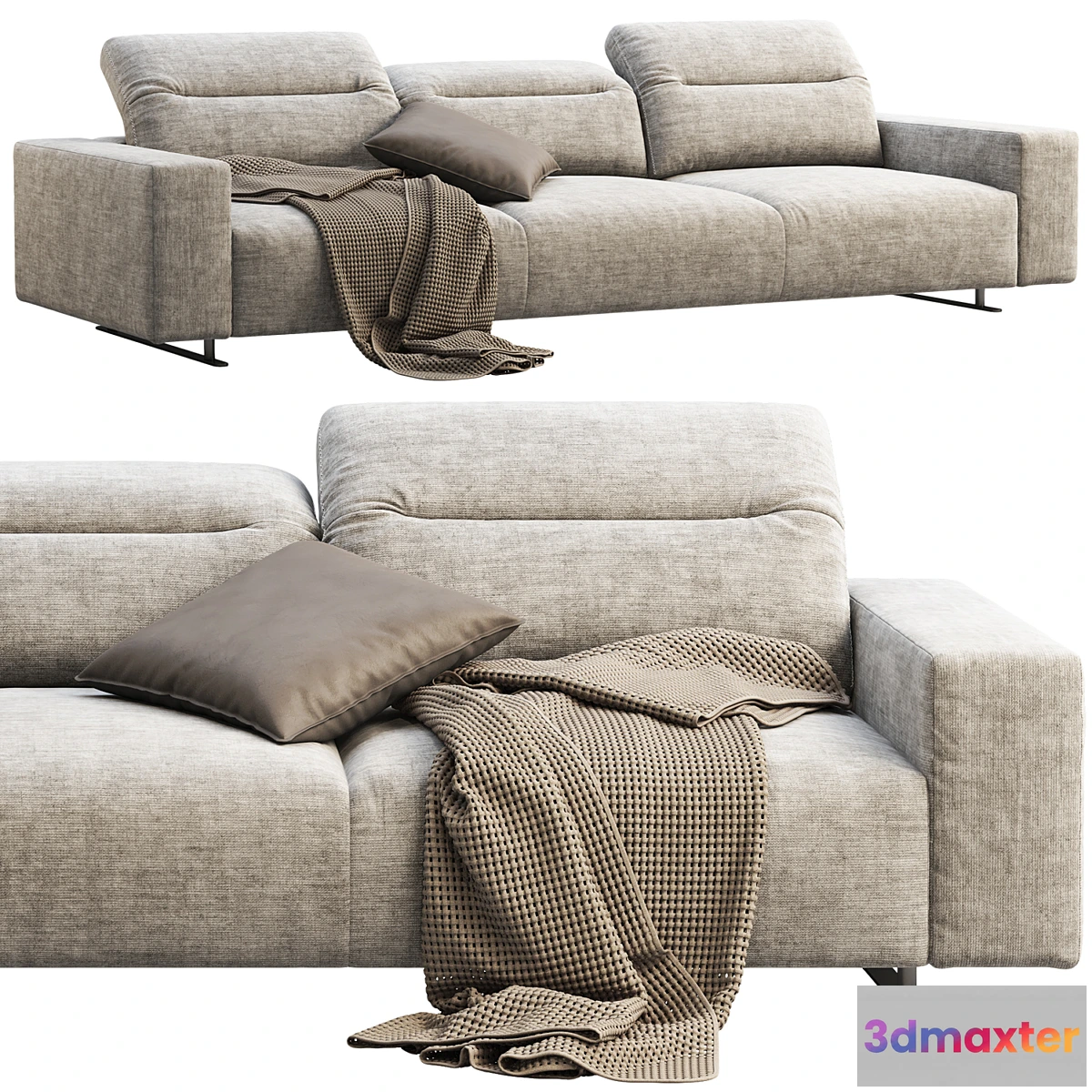 1451672 - BoConcept Hampton 3-seater sofa 3D Max