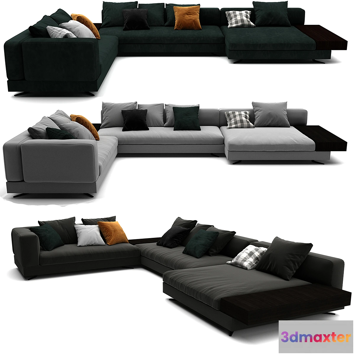 1451770 - Minotti White Sofa Set 012 3D Max