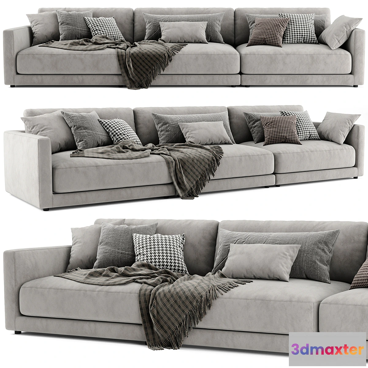 1452136 - Blanche Katarina 3 Seats Sofa 3D Max