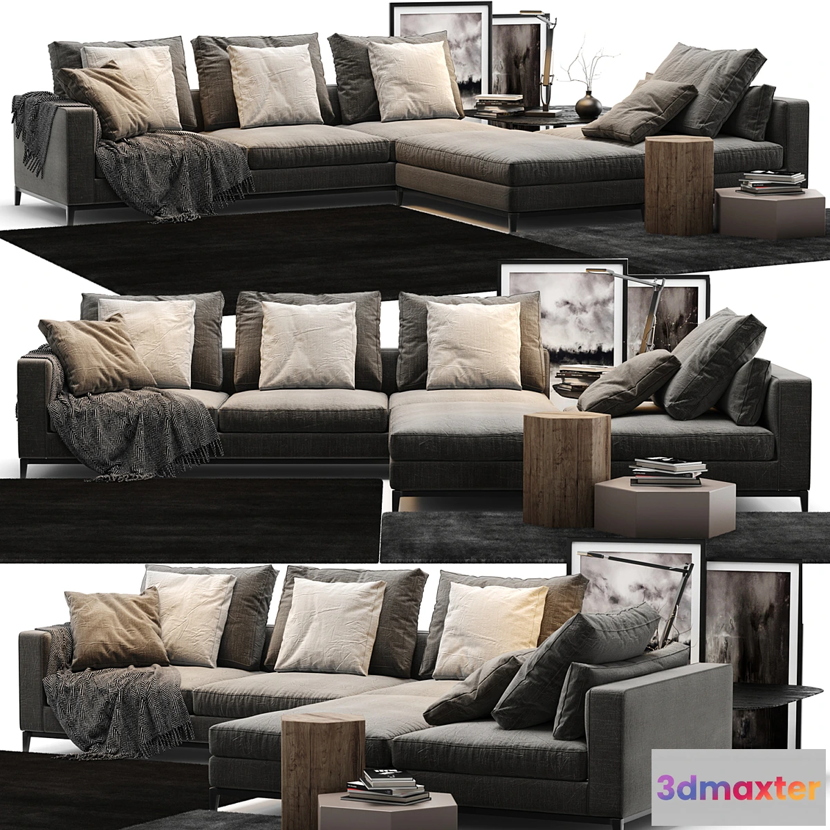 1452530 - Minotti Andersen Sofa 3D Max