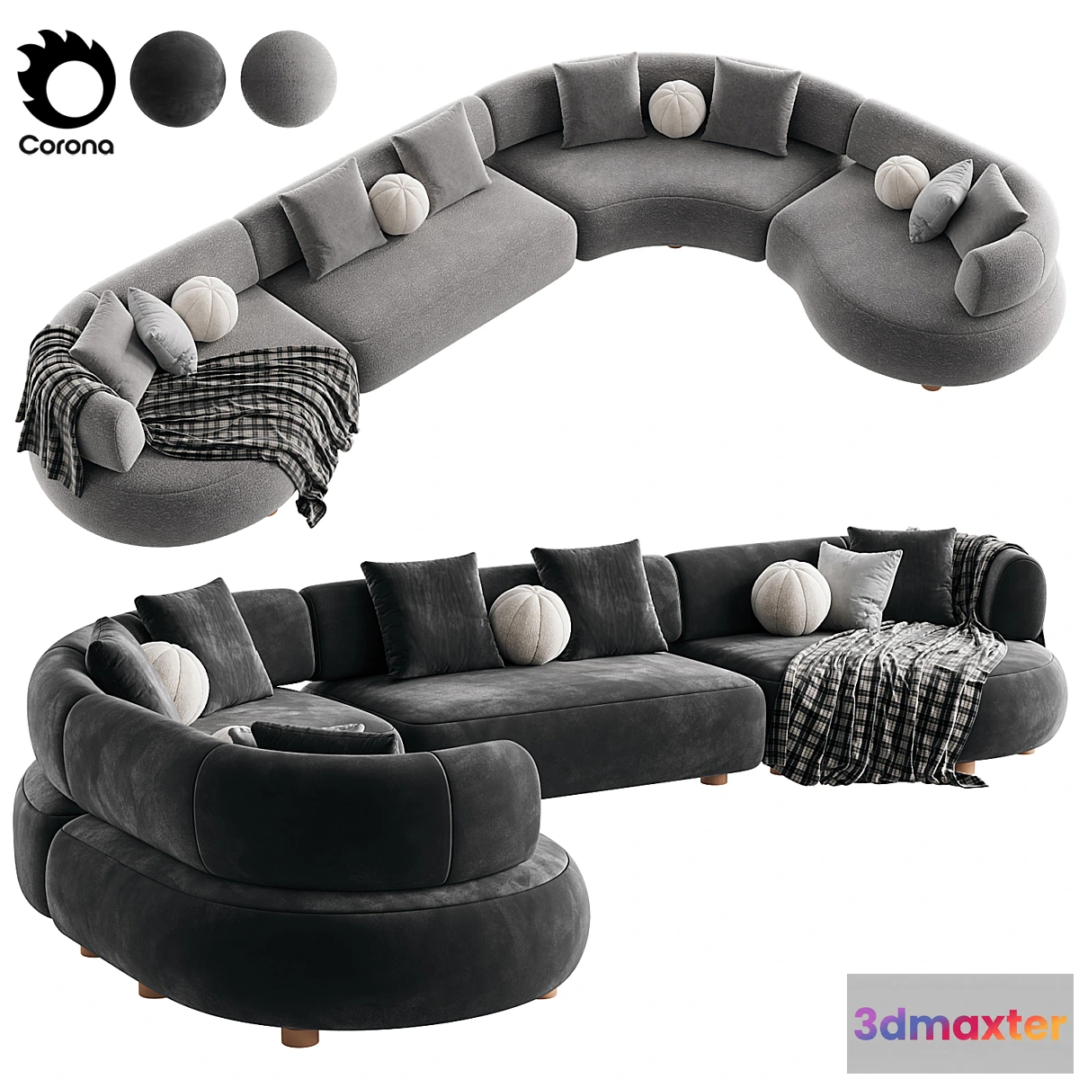 1453344 - Eclipse Sofa 3D Max
