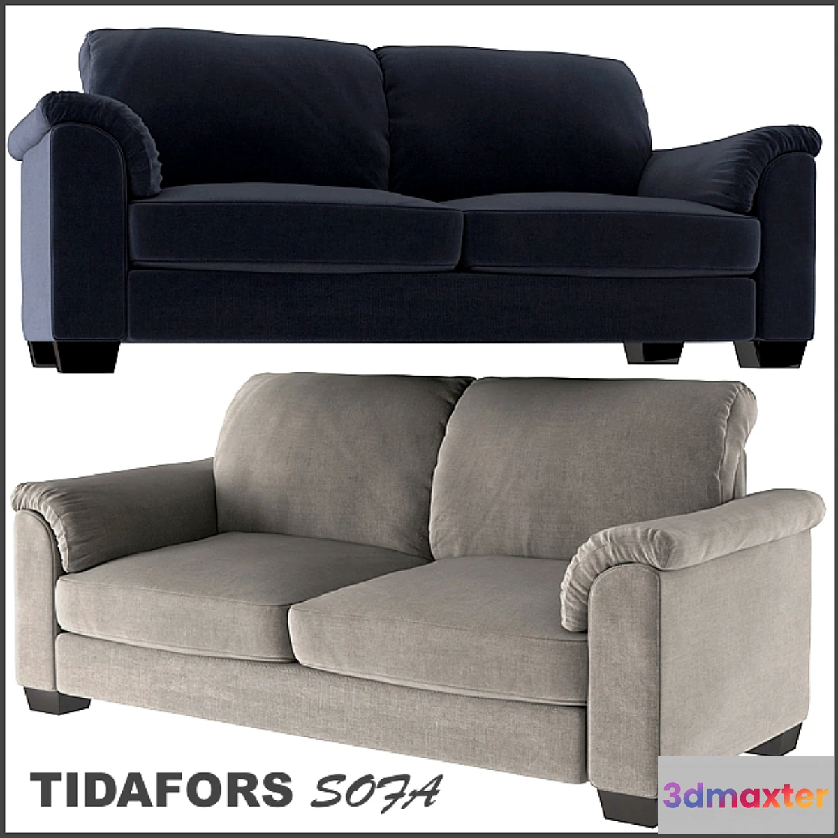 1453524 - TIDAFORS Two-seat sofa 3D Max