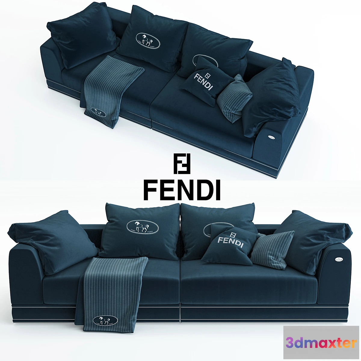 1453858 - Fendi Casa Tudor Sofa 3D Max