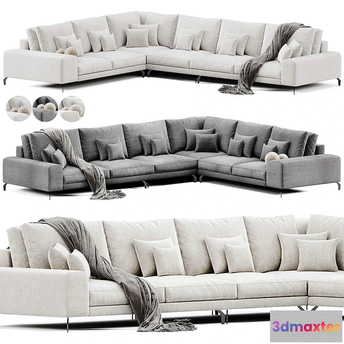 1453938 - Manhattan Sofa By Bizzarto 3D Max