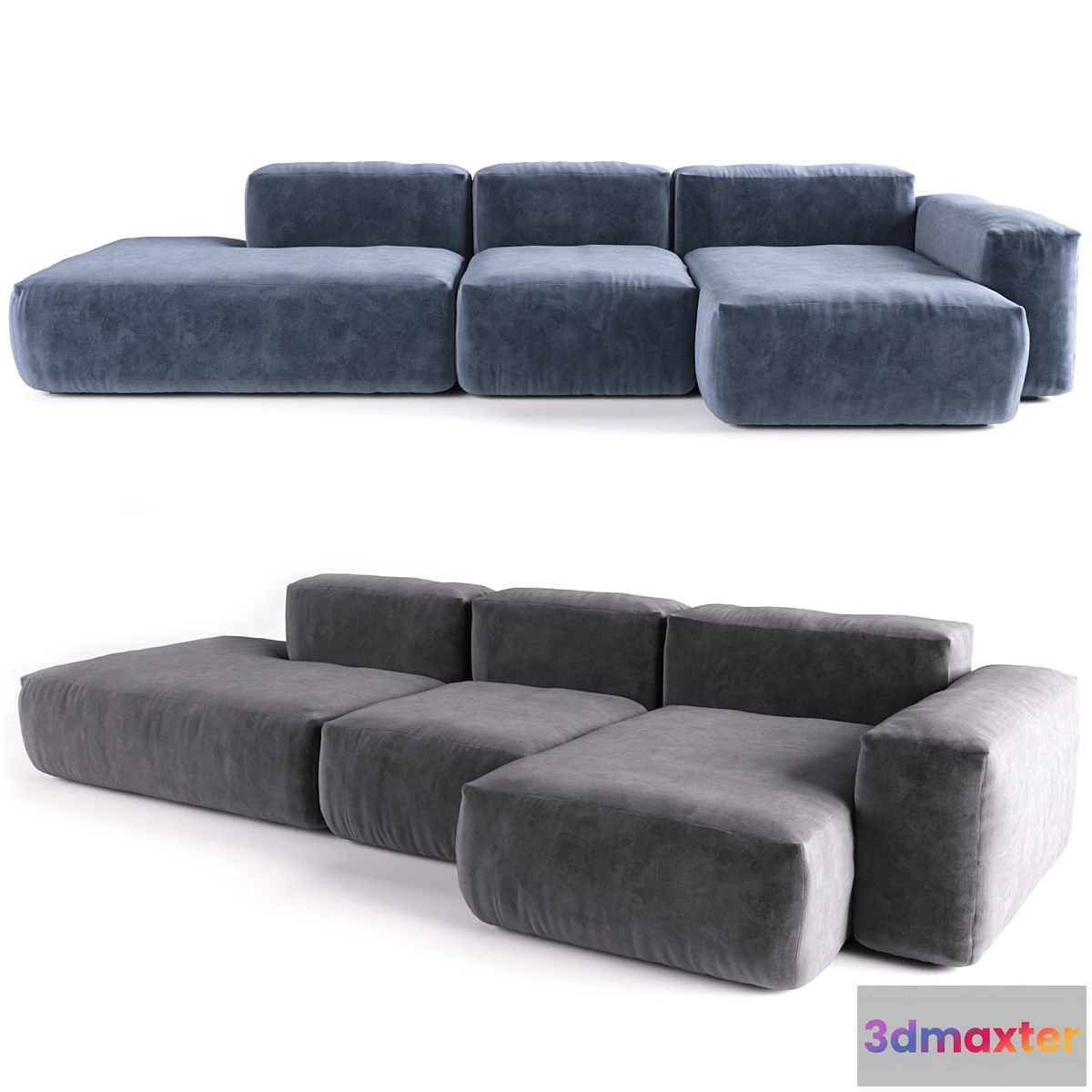 1454480 - HAY. Mags 3 seater comb. 3D Max