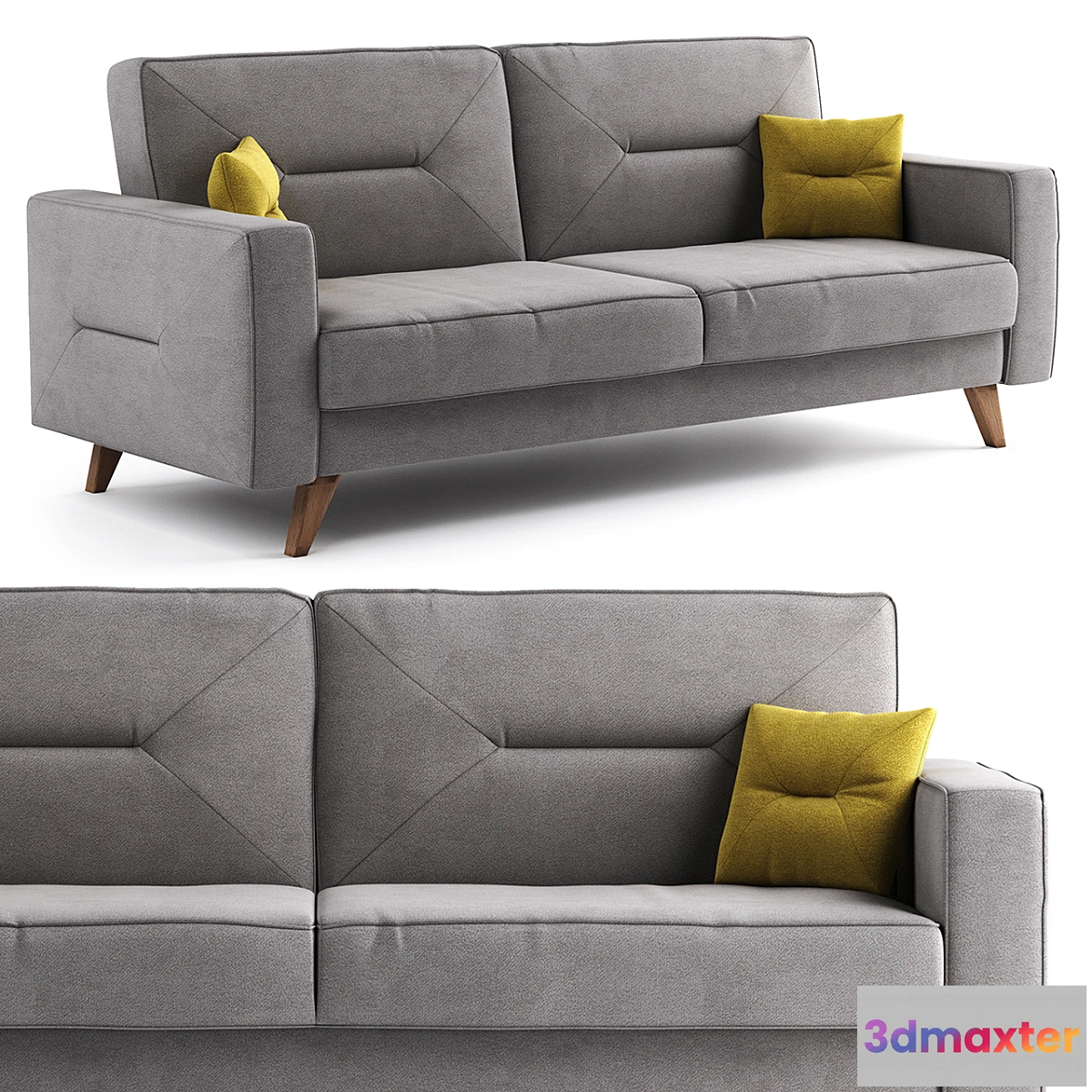 1454718 - Bari sofa (3-seater) 3D Max