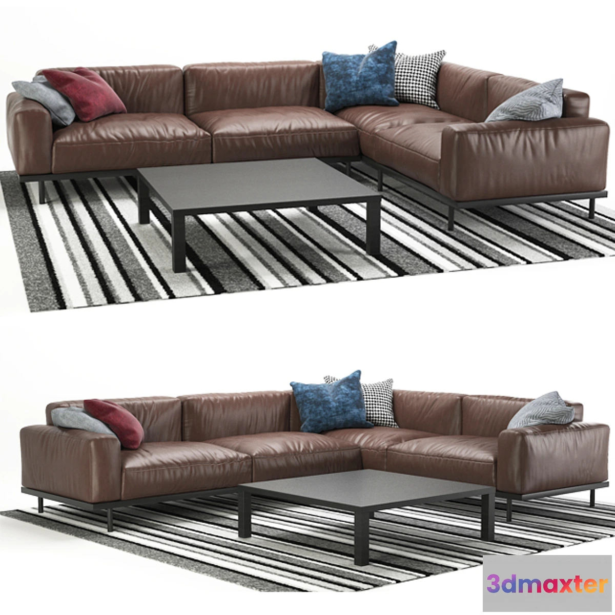 1454760 - Naviglio sofa arflex leather 3D Max