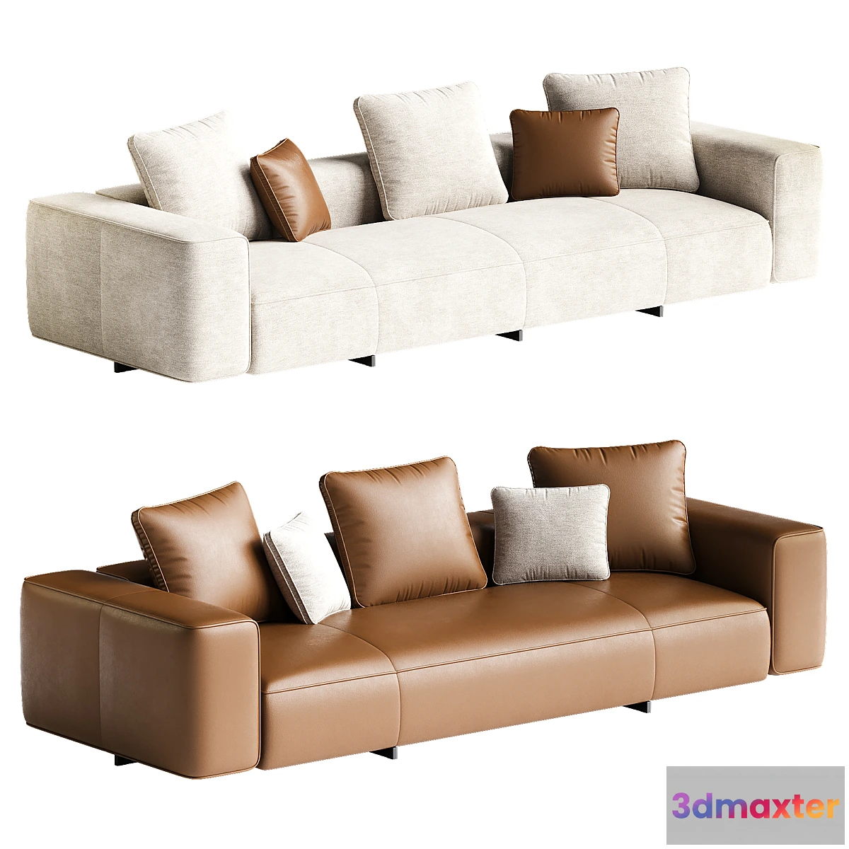 1454844 - Yves Sofa by Minotti 3D Max