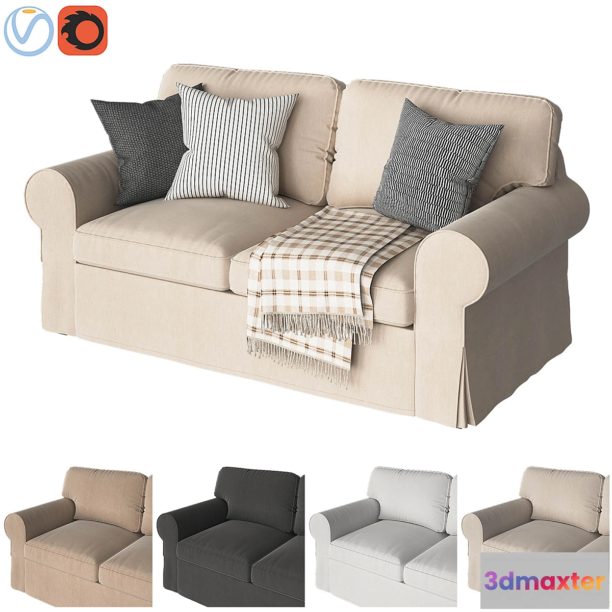 1455126 - Ikea Ektorp 2 3D Max