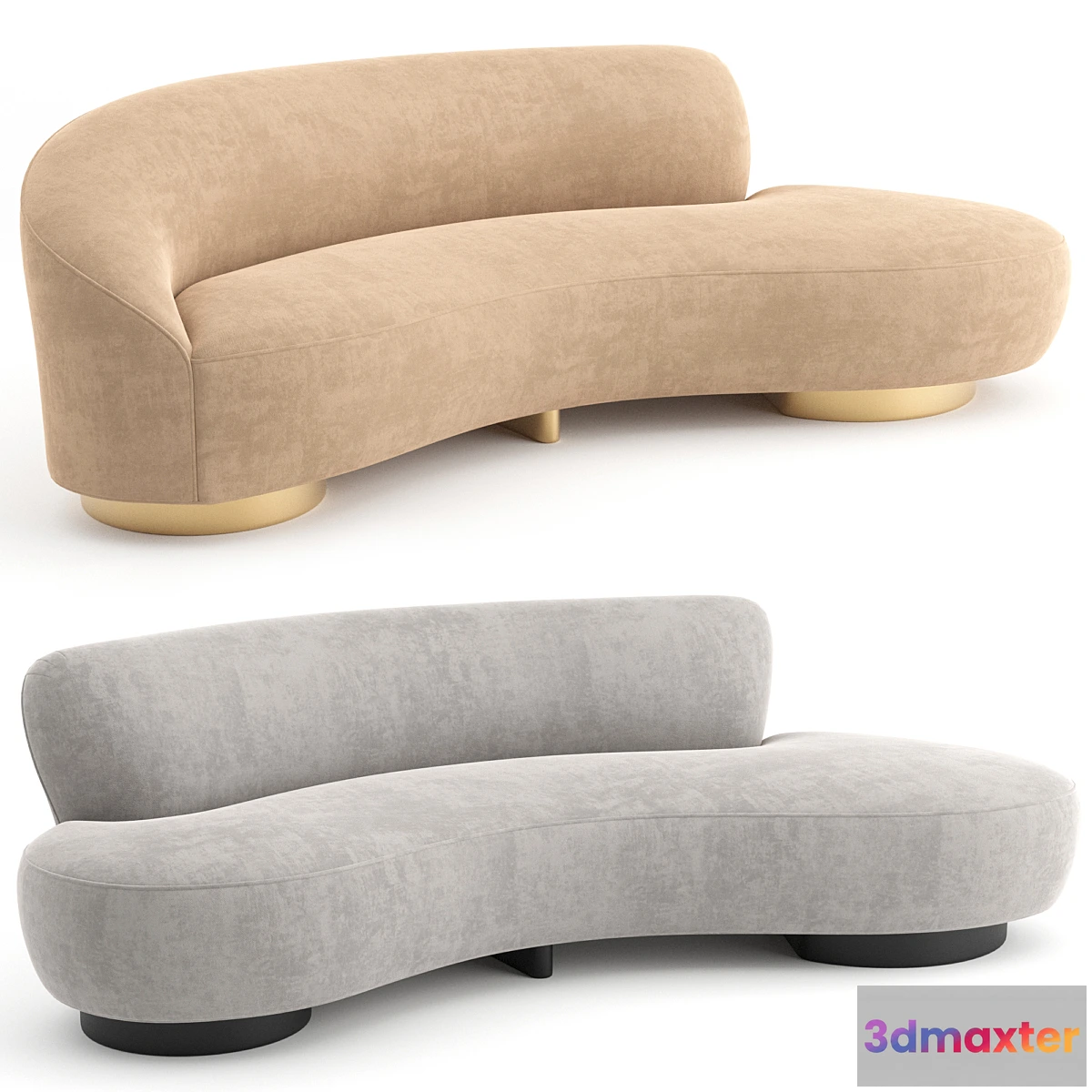 1455648 - Mini Sofa by Vladimir Kagan 3D Max