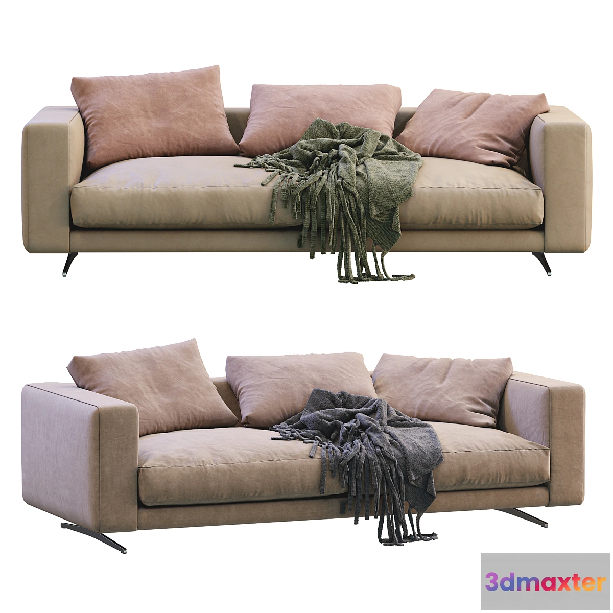 1455836 - Flexform sofa CAMPIELLO 3D Max