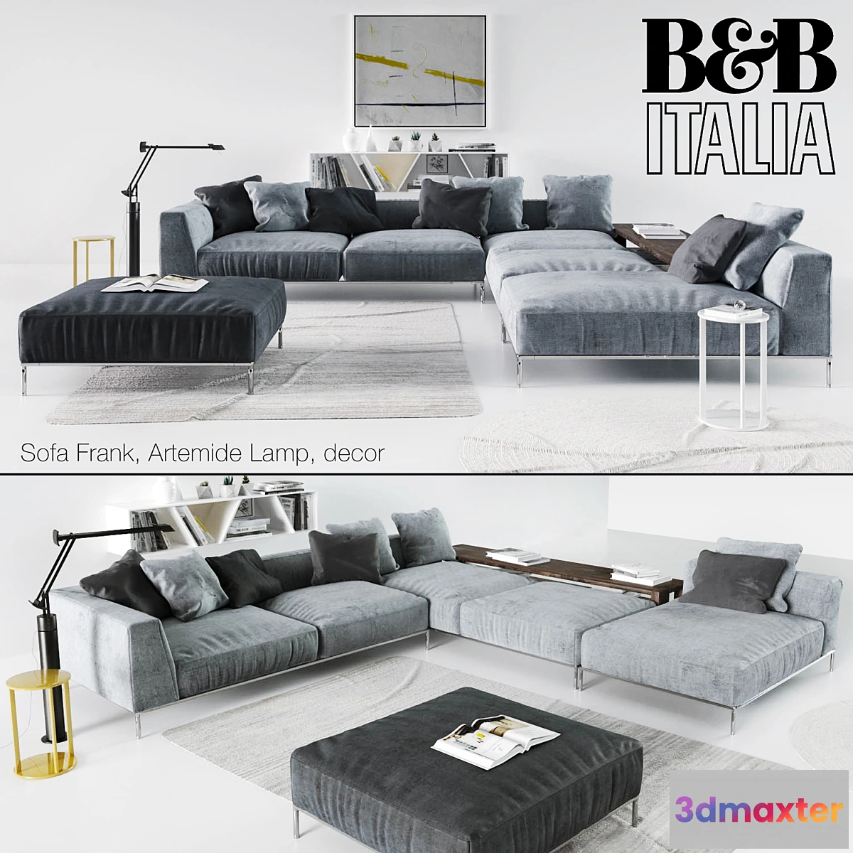 1456052 - B & B Italia Frank 3D Max