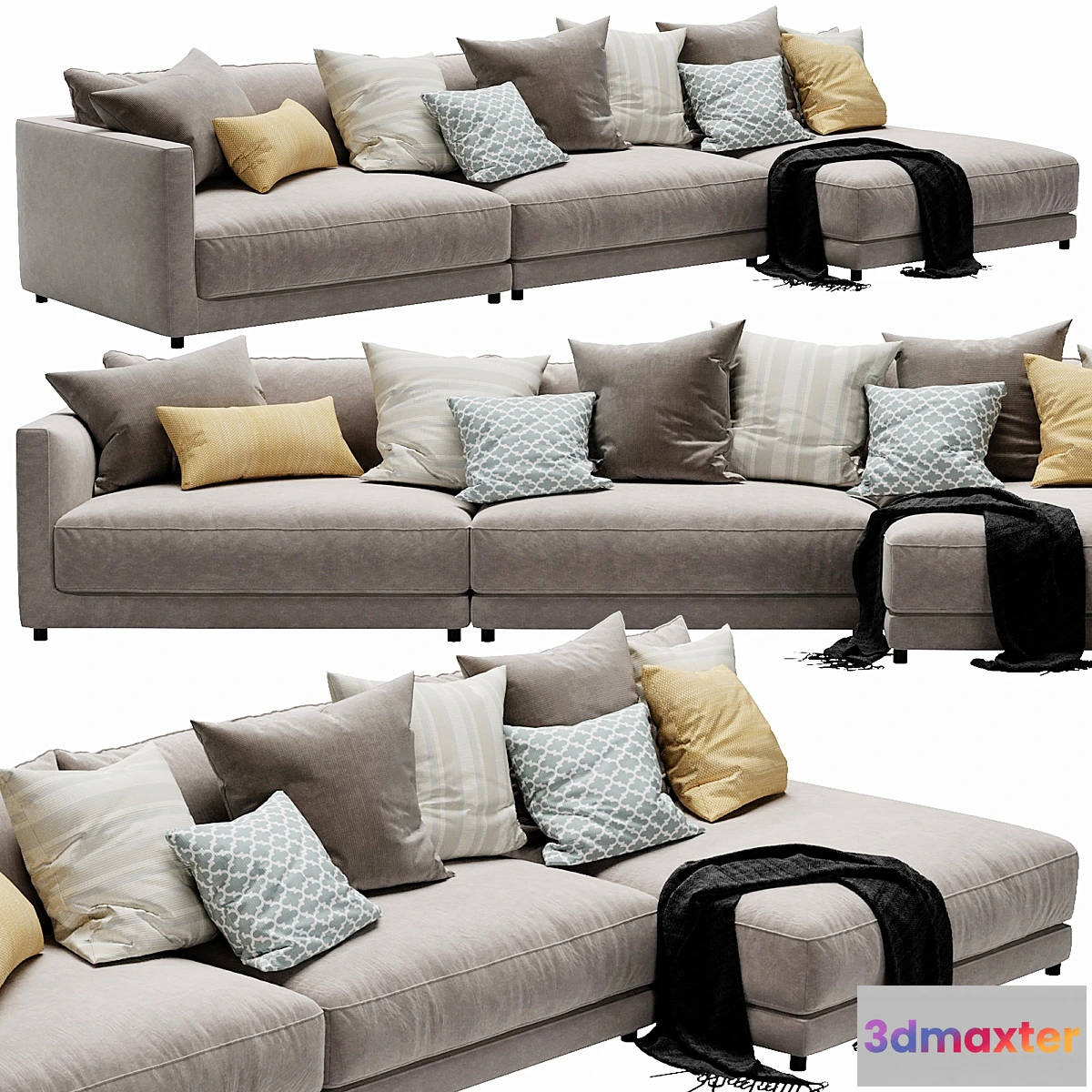 1456116 - Blanche katarina corner couch 3D Max