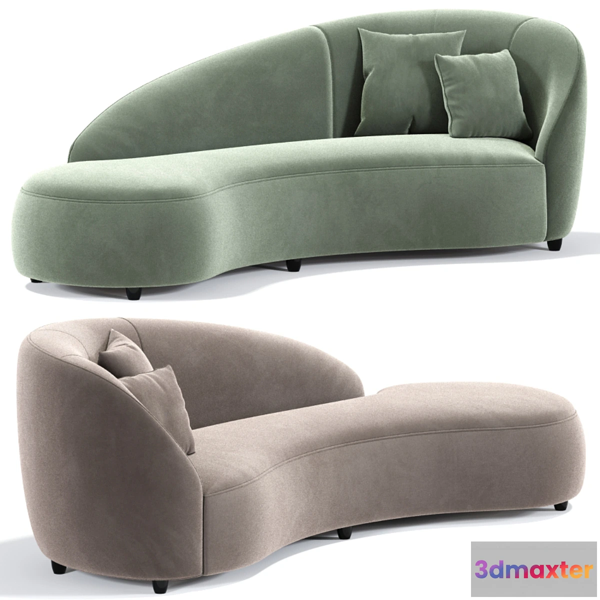 1456292 - Euforia Montbel Curved Sofa 3D Max