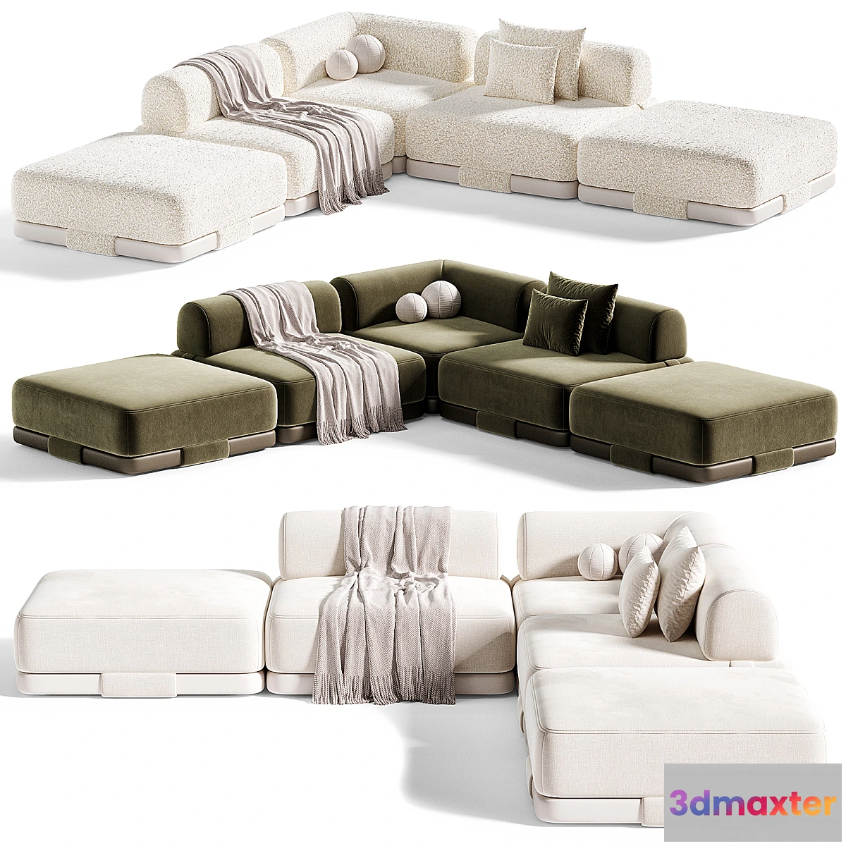 1456334 - INSULA modular Sofa 02 By Kettal 3D Max