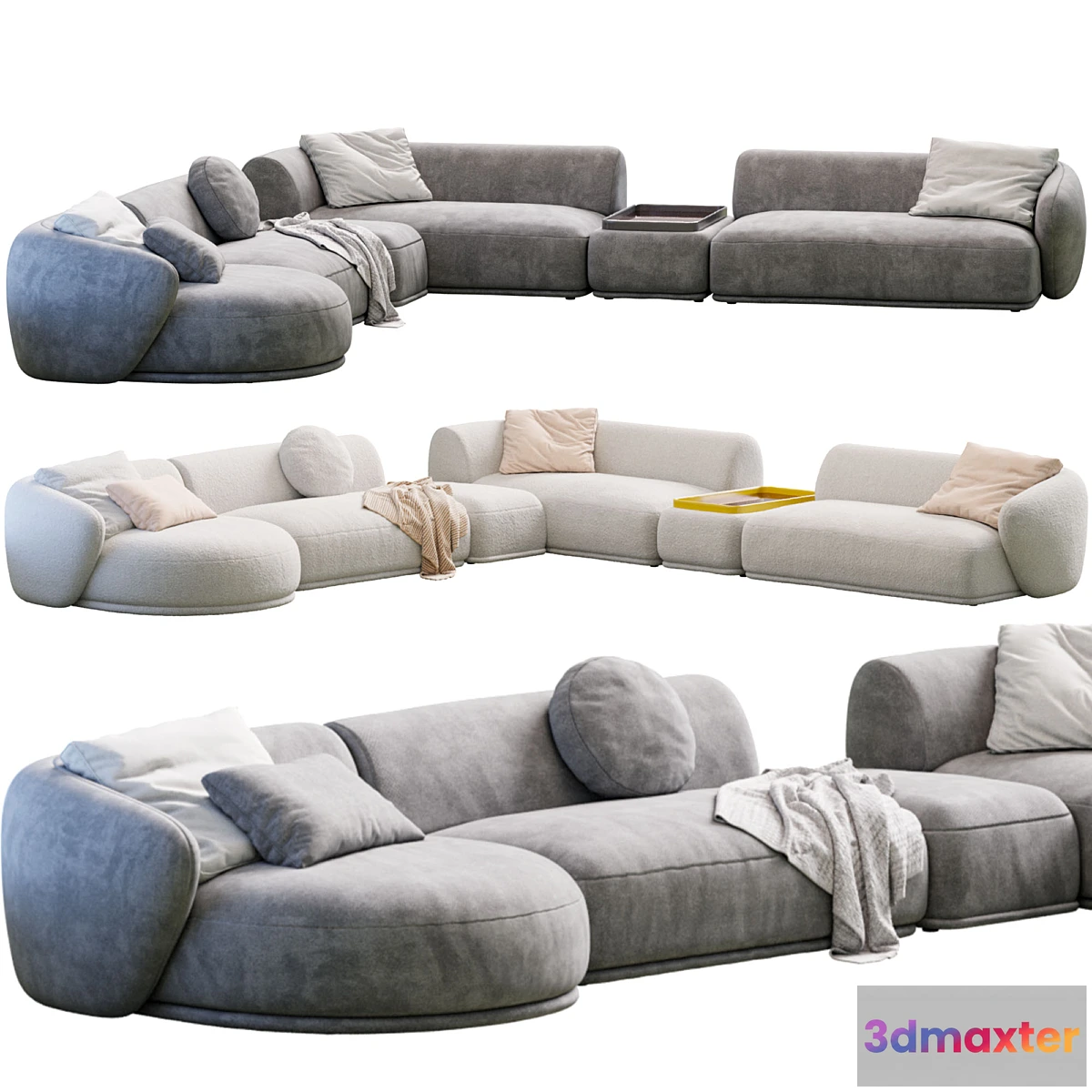 1456610 - Sofa Rene By Meridiani 3D Max