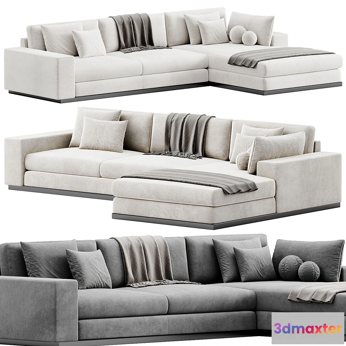 1456880 - Sepia Corner Sofa 3D Max