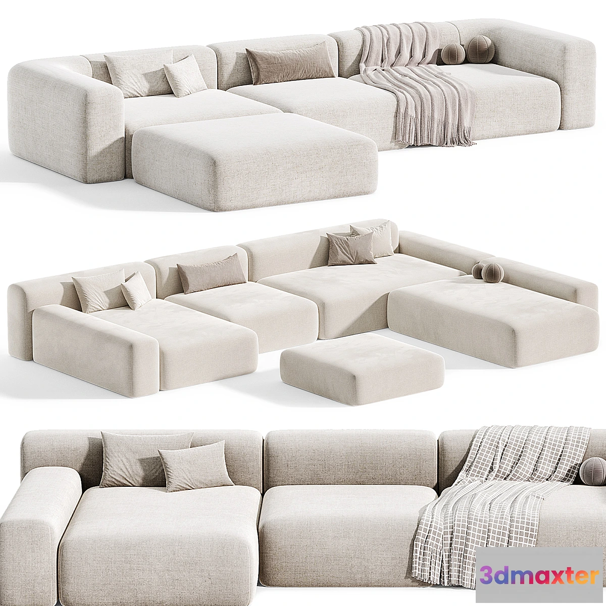 1456890 - Dimaro Sofa Set Sofa By Comocasa 3D Max